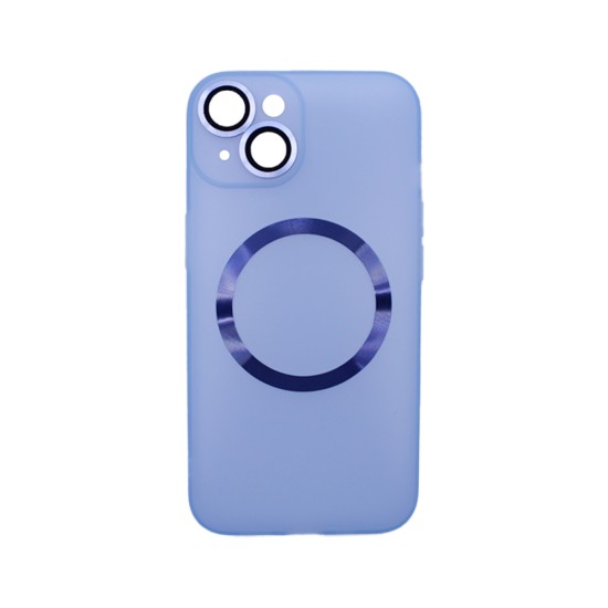 Magnetic Case with Camera Lens for Apple iPhone 14 Blue Magnetic Case with Camera Lens for Apple iPhone 14 Blue